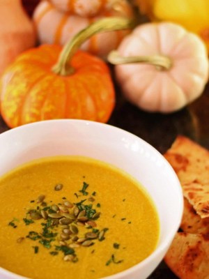 Sense & Edibility's Curried Pumpkin Soup