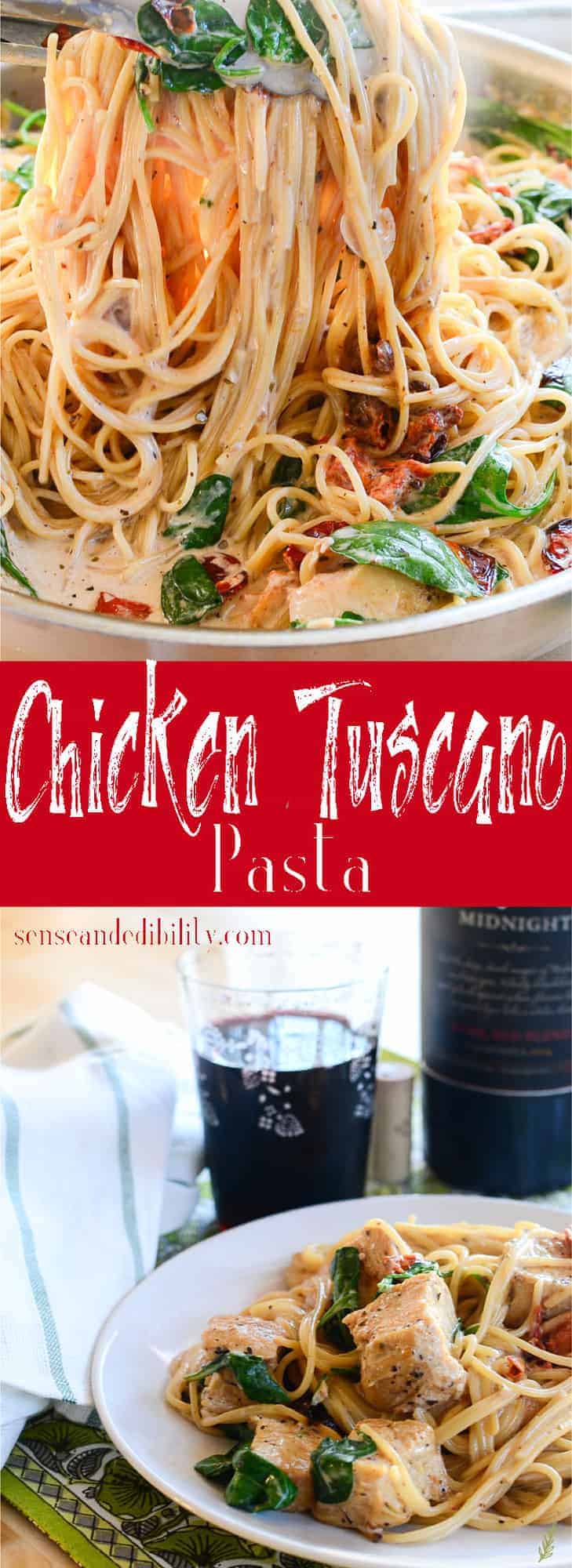 Sense & Edibility Chicken Tuscano Pasta