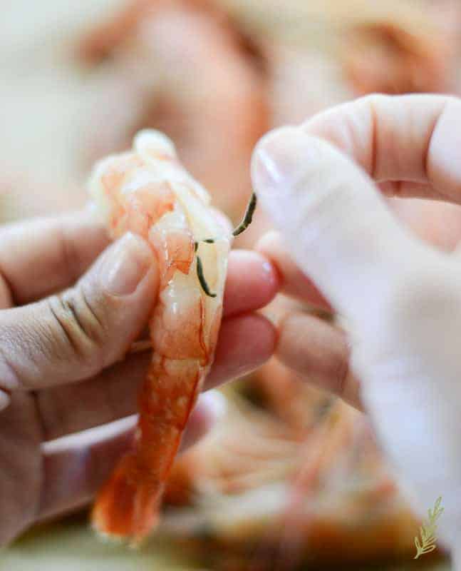 Sense & Edibility's Grilled Cesar Salad with Shrimp