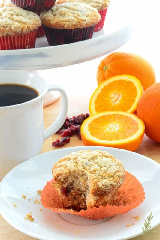 Sense & Edibility's Cran-Orange Muffins