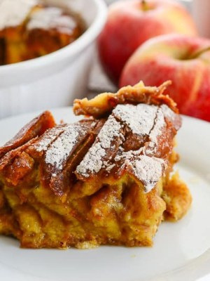 Sense & Edibility's Apple Orchard French Toast Bake