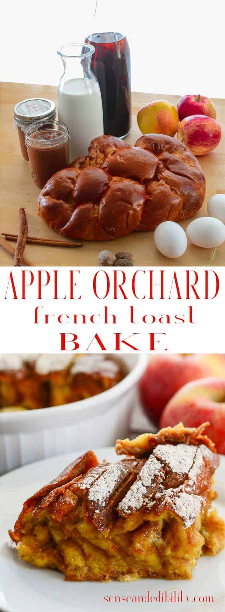 Sense & Edibility's Apple Orchard French Toast Bake Pin