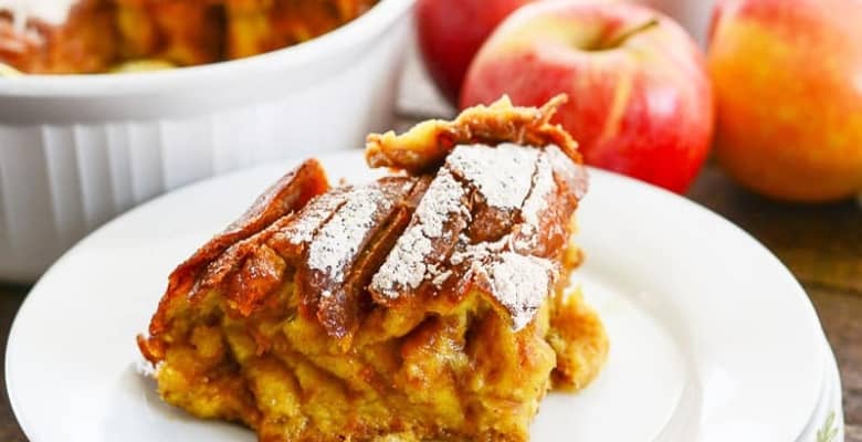 Sense & Edibility's Apple Orchard French Toast Bake