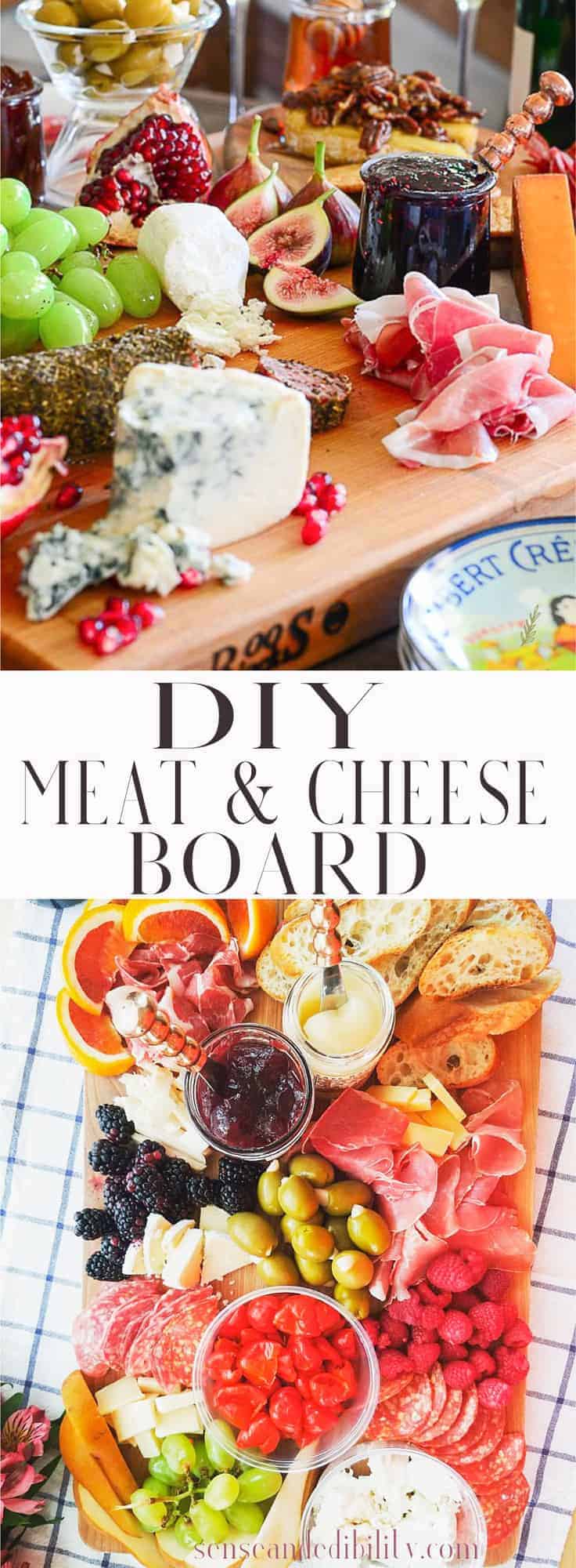 Sense & Edibility's DIY Meat and Cheese Board