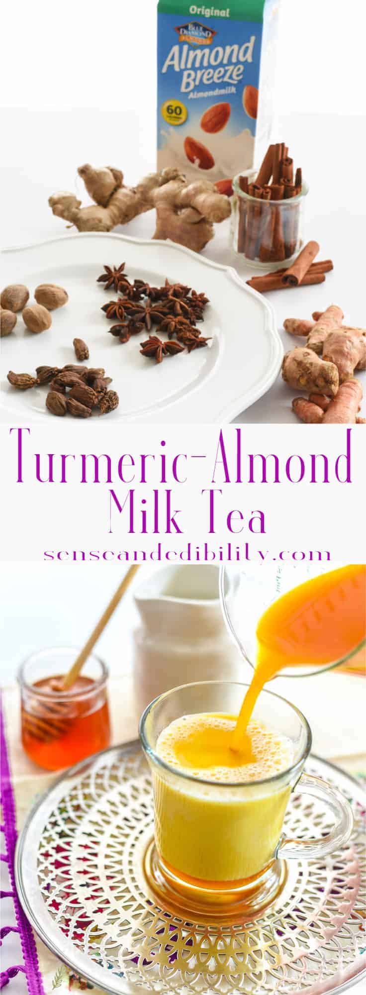 Sense & Edibility's Turmeric-Almond Milk Tea