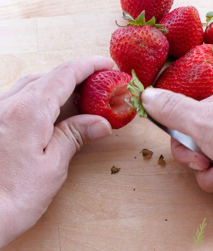 Sense & Edibility's How to: Hull a Strawberry