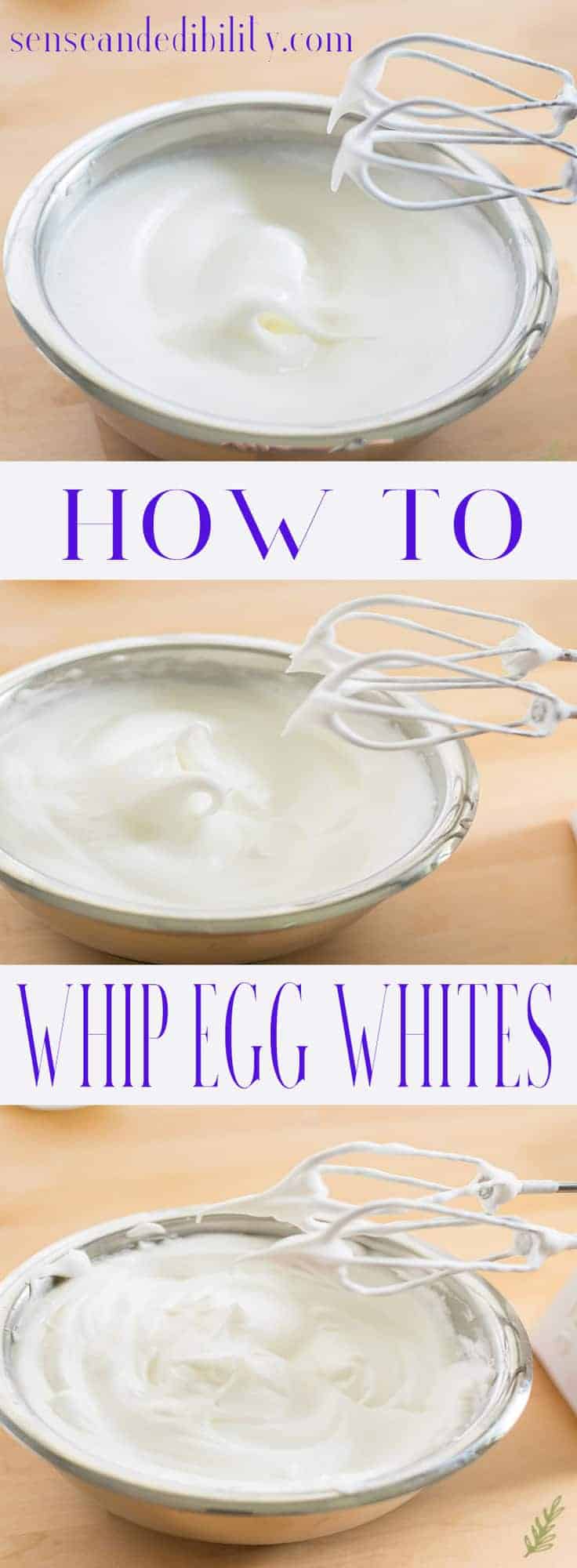 Sense & Edibility's Whipping Egg Whites