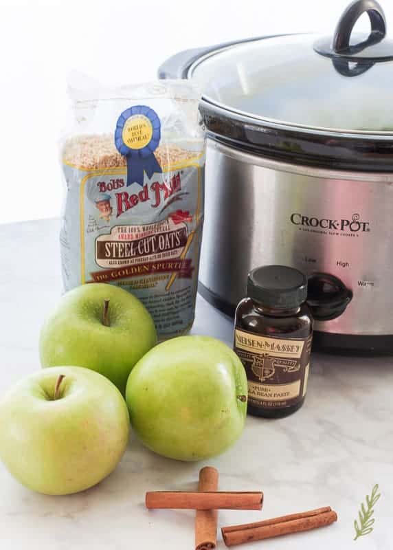 Sense & Edibility's Overnight Apple Pie Oatmeal
