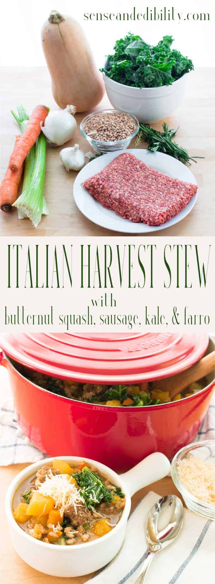 Sense & Edibility's Italian Harvest Stew Pin