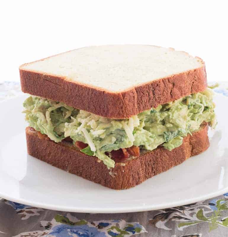 Sense & Edibility's Avocado-Chicken Salad Sandwich