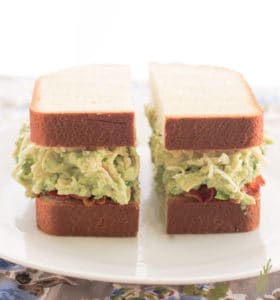 Sense & Edibility's Avocado-Chicken Salad Sandwich