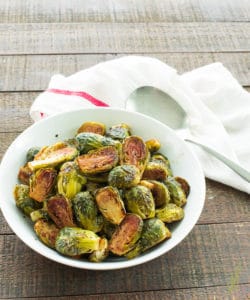 Sense & Edibility's BALSAMIC-ROSEMARY ROASTED BRUSSELS SPROUTS