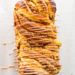Sense & Edibility's Pumpkin-Pecan Babka with Cinnamon-Maple Glaze