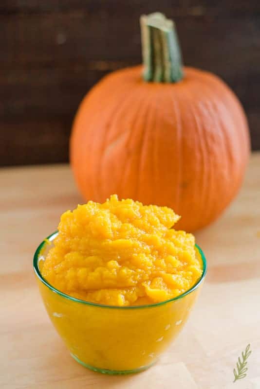 Sense & Edibility's Pureed Pumpkin in 5 Easy Steps