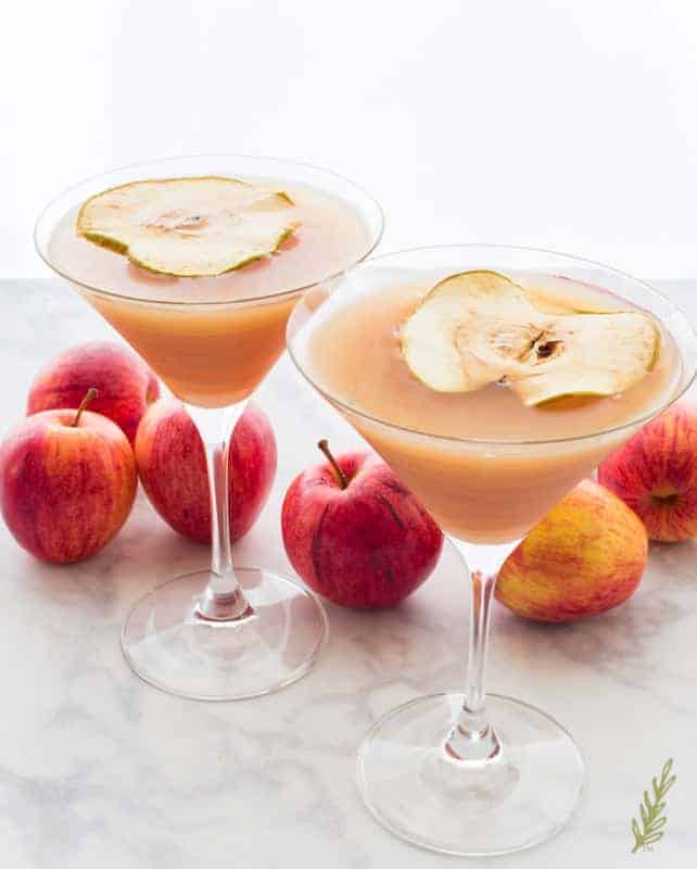 Sense & Edibility's Caramel Apple Martini
