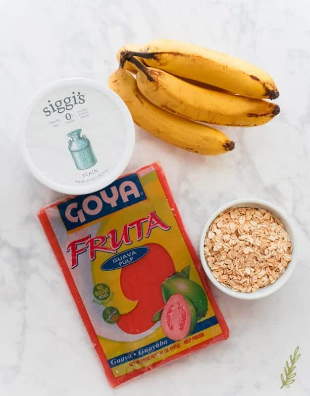 The ingredient needed to make Guava Banana Oatmeal Breakfast Shake