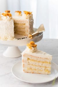 Sense & Edibility's Piña Colada Layer Cake