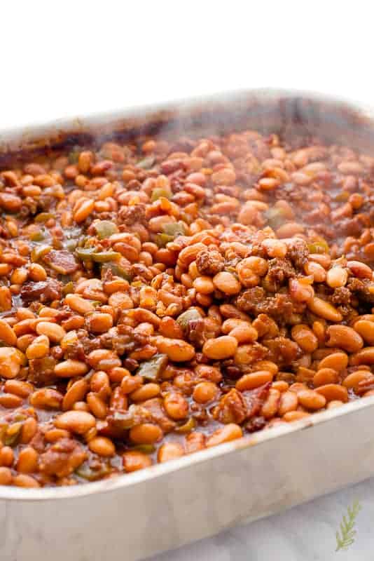 Sense & Edibility's Texas Baked Beans