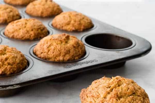 Sense & Edibility's Oatmeal Carrot Cake Muffins