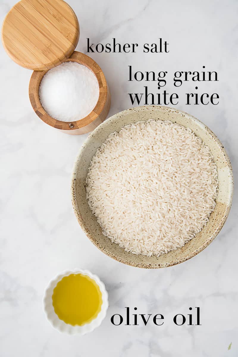 The three ingredients you need to make arroz blanco