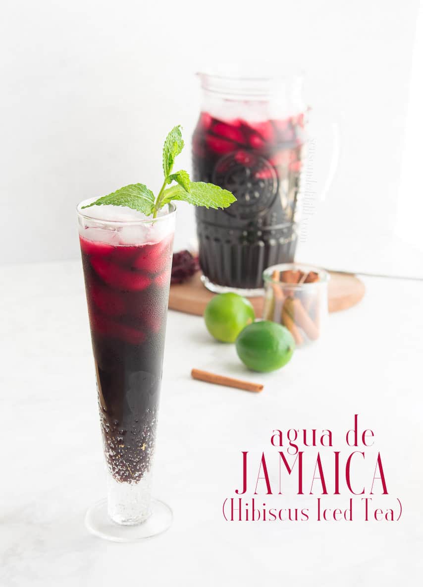 Agua de Jamaica (or Hibiscus Iced Tea) is a refreshing change of pace for cooling down on hot summer days. #mexican #aguafresca #flordejamaica #jamaica #aguasfrescas #herbaltea #floraltea #hibiscustea #drinks #beverages #libations #hispanicdrinks #cincodemayo #summerdrinks #icedtea #sweettea #latin #latino  via @ediblesense