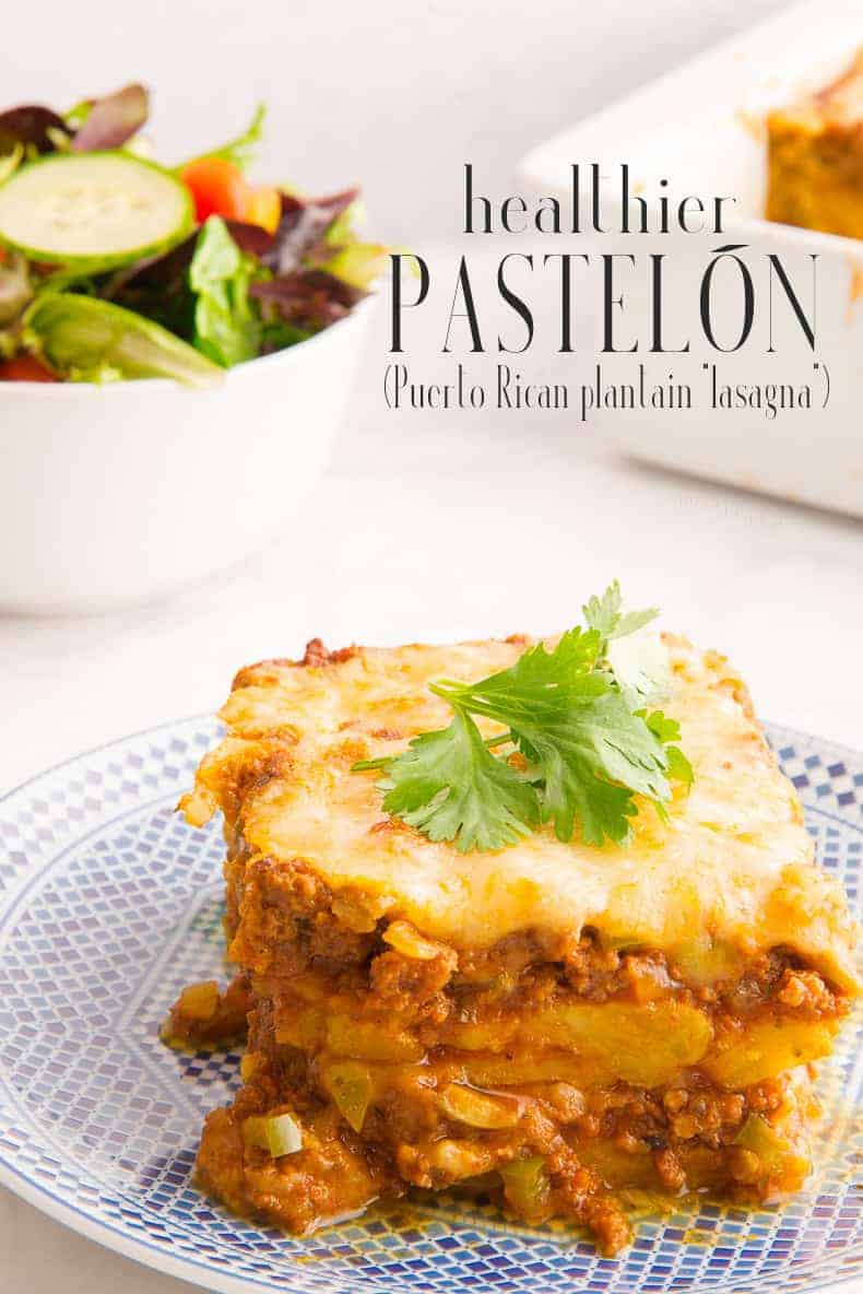Healthier Pastelón doesn't mean a boring one. Get the same Puerto Rican flavors you love in the traditional "plantain lasagna" with less fat. An easy to make meal that's ready in under an hour. #pastelon #pastelón #piñon #PuertoRican #comidaPuertorriqueña #PuertoRicanfood #plantain #platanos #platanomaduro #picadillo #groundturkey #groundturkeyrecipes #easydinner #dinner #maincourse #kidfriendly #Hispanic #comidacriolla  via @ediblesense