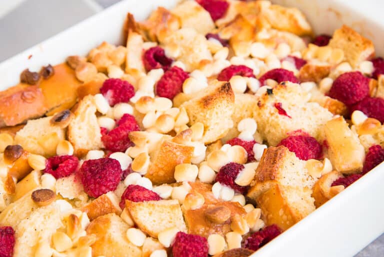 Raspberry White Chocolate Bread Pudding raspberry-white-chocolate-bread-pudding