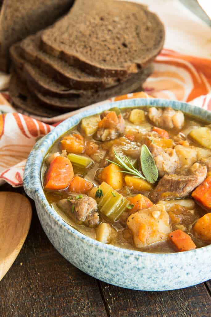 Harvest Pork Stew with Butternut Squash