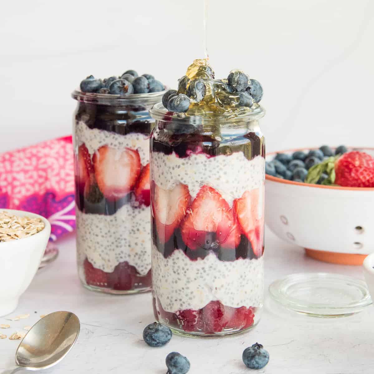 Chia Oats Fruit Parfaits - Sense & Edibility