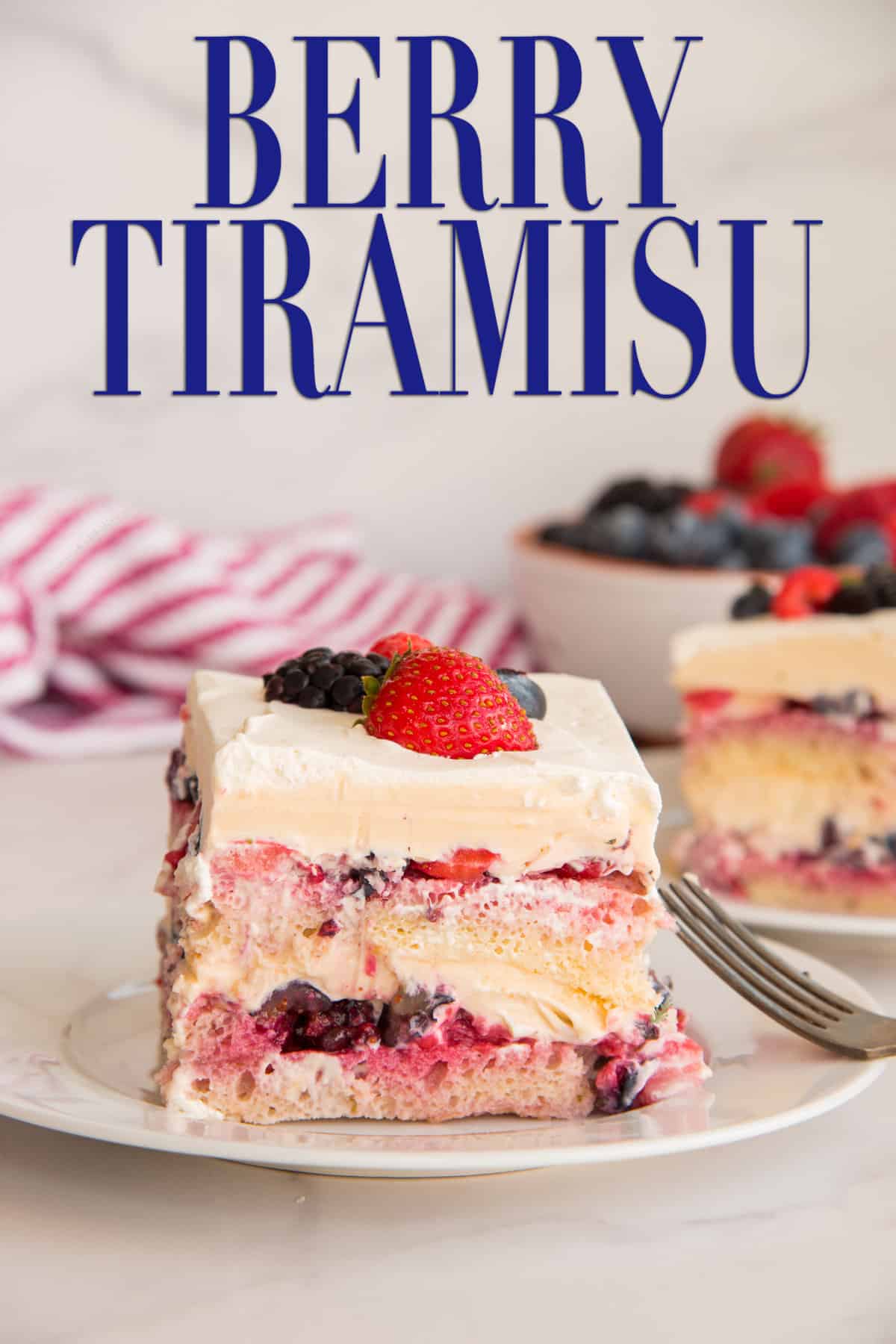 This Berry Tiramisu gives a brightness to the classic Italian "pick-me-up" dessert by swapping the coffee and cocoa out for fresh berries and green tea. You'll love how refreshingly and light this dessert is. So much so, it'll make an appearance at all of you summer festivities. #tiramisurecipe #berrydessert #berrytiramisu #Italiandessert #dessert #cakerecipes #spongecake #strawberrydesserts #mascarpone #LaborDay #Juneteenth #July4thdesserts via @ediblesense