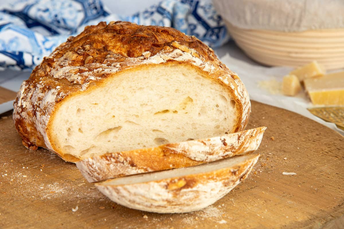 Asiago Sourdough Bread